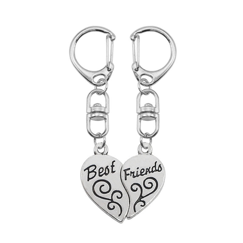 Wholesale Best Friends Best Friends Splicing Alloy Keychain